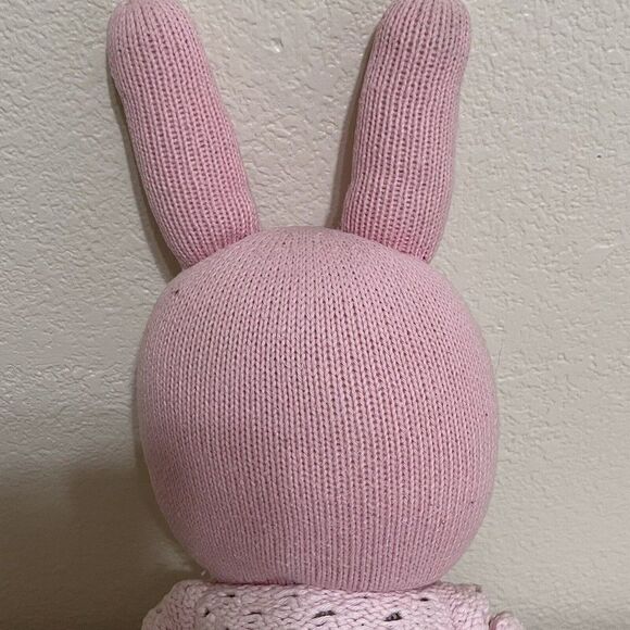 Cuddle + Kind Chloe the Bunny Rabbit Plush Knit Handmade Doll Stuffed Animal 20" - Picture 14 of 15
